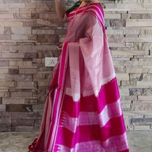 Pink Handloom Saree